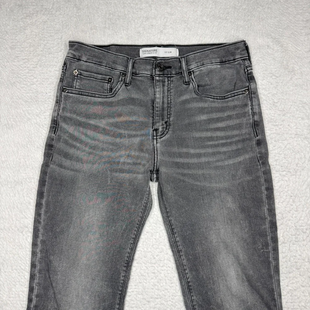 Levis Jeans S37‎ Slim Fit Denim Stretch Signature Minimalist Men's Size 32x32
